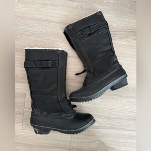 Sorel Black Winter Fancy Tall Women’s Boots
